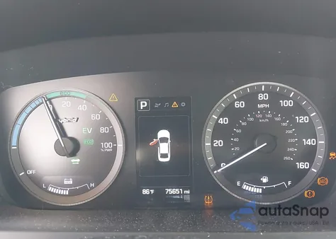 2017 Hyundai Sonata Hybrid Se from USA, damaged, VIN KMHE24L1XHA044682